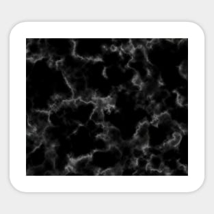 Black and White Marble Sticker